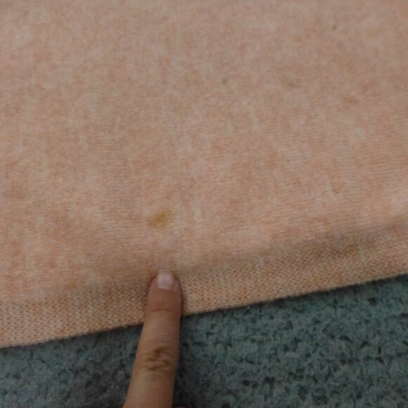 Cashmere Studio Sweater Womens Large Turtleneck Knit 3/4 Sleeve Pink Pullover - Picture 6 of 11